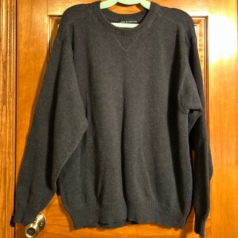 Croft & Barrow Gray Crewneck Sweater